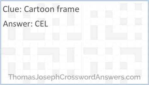 The Crossword Solver found 30 answers to "cartoon frames", 4 letters crossword clue. . Cartoon frame crossword clue